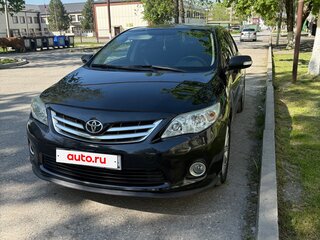 2011 Toyota Corolla X (E140, E150) Рестайлинг, чёрный, 870000 рублей, вид 1