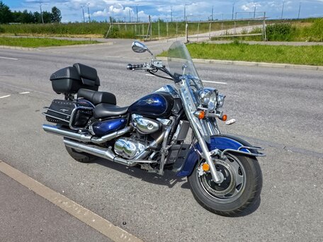 2004 Suzuki Boulevard C90, синий, 700000 рублей, вид 4