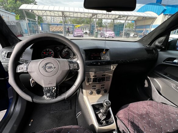 2008 Opel Astra H Рестайлинг, синий, 675000 рублей - вид 15