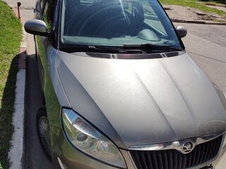 2014 Skoda Fabia II Рестайлинг, бежевый, 1280000 рублей, вид 4