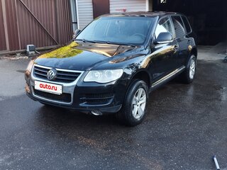 2008 Volkswagen Touareg I Рестайлинг, чёрный, 1100000 рублей, вид 1