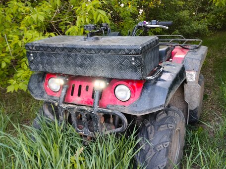 2000 Yamaha Grizzly 660, красный, 400000 рублей, вид 3