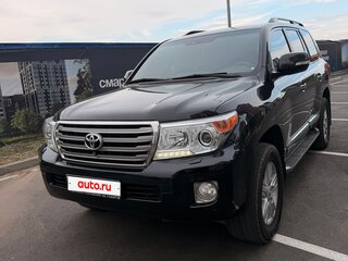 2013 Toyota Land Cruiser 200 Series Рестайлинг 1, чёрный, 4000000 рублей, вид 2