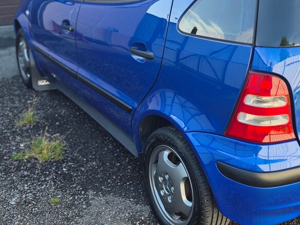 2001 Mercedes-Benz A-Класс 140 Long I (W168) Рестайлинг, синий, 330000 рублей - вид 4