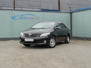 2013 Toyota Corolla X (E140, E150) Рестайлинг, чёрный, 990000 рублей, вид 1