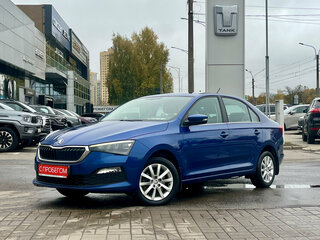 2021 Skoda Rapid II, синий, 1599000 рублей, вид 3