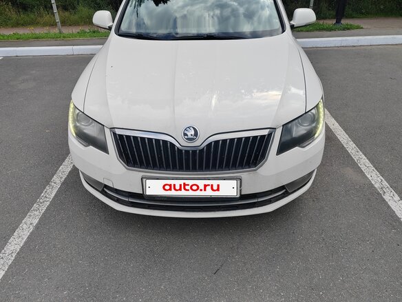 2014 Skoda Superb DSG II Рестайлинг, белый, 960000 рублей - вид 7