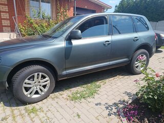 2006 Volkswagen Touareg I, зелёный, 700000 рублей, вид 4