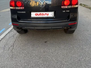 2008 Volkswagen Touareg I Рестайлинг, чёрный, 1350000 рублей, вид 2