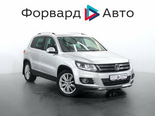 2012 Volkswagen Tiguan I Рестайлинг, серебристый, 1249900 рублей, вид 1