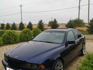 2001 BMW 5 серии 520i IV (E39) Рестайлинг, синий, 780000 рублей, вид 1