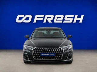 2025 Audi A8 Long 45 TFSI IV (D5) Рестайлинг, чёрный, 9399077 рублей, вид 3