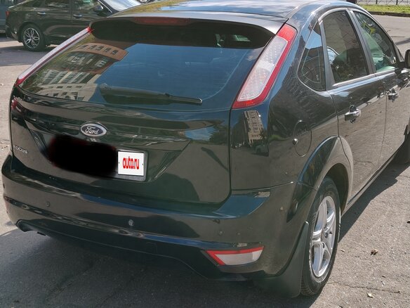 2008 Ford Focus II Рестайлинг, чёрный - вид 4