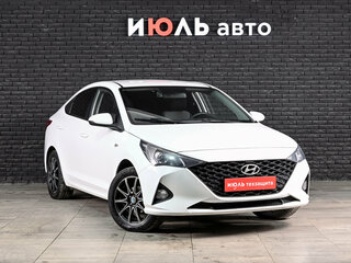 2021 Hyundai Solaris II Рестайлинг, серый, 1420000 рублей, вид 3