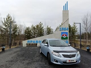 2008 Toyota Corolla X (E140, E150), голубой, 950000 рублей, вид 5