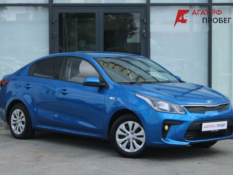 2018 Kia Rio IV, синий, 1300000 рублей, вид 3