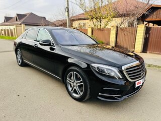 2016 Mercedes-Benz S-Класс 350 CDI BlueTEC Long 7G-TRONIC VI (W222, C217), чёрный, 3800000 рублей, вид 4