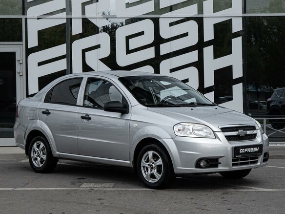 2008 Chevrolet Aveo I Рестайлинг, серебристый, 399500 рублей