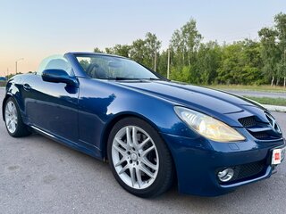 2008 Mercedes-Benz SLK-Класс 350 II (R171) Рестайлинг, синий, 1550000 рублей, вид 2