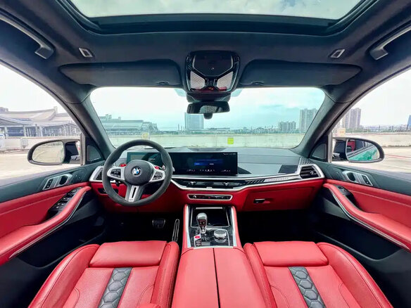 2023 BMW X5 M Competition III (F95) Рестайлинг, зелёный - вид 7
