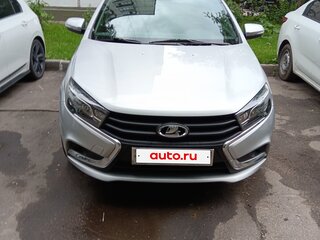 2016 Lada (ВАЗ) Vesta I, серебристый, 790000 рублей, вид 2