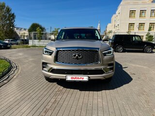 2019 Infiniti QX80 I Рестайлинг 2, бежевый, 5830000 рублей, вид 2
