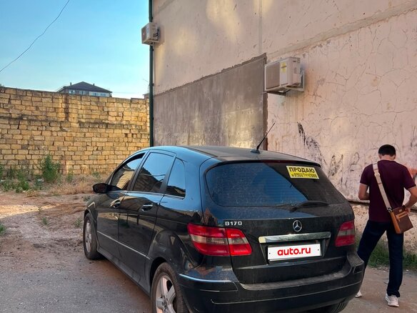 2007 Mercedes-Benz B-Класс 170 I (W245), чёрный, 500000 рублей - вид 4