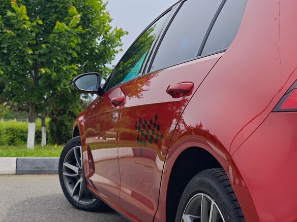 2013 Volkswagen Golf VII, красный, 1250000 рублей - вид 6