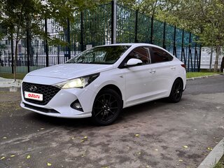 2021 Hyundai Solaris II Рестайлинг, белый, 1280000 рублей, вид 4