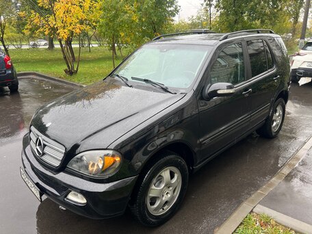 2003 Mercedes-Benz M-Класс 350 I (W163) Рестайлинг, чёрный, 985000 рублей, вид 1