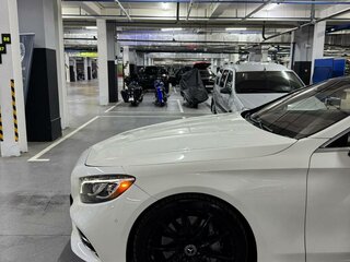 2018 Mercedes-Benz S-Класс 560 4MATIC VI (W222, C217) Рестайлинг, чёрный, 7900000 рублей, вид 2