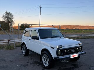 2013 Lada (ВАЗ) 2121 (4x4) I Рестайлинг, синий, 420000 рублей, вид 4