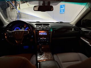 2015 Toyota Camry VII (XV50) Рестайлинг, чёрный, 1577000 рублей, вид 5