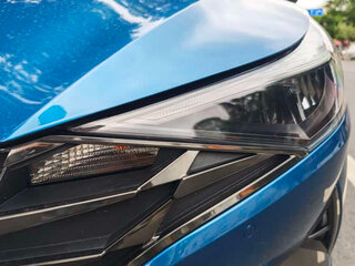 2021 Hyundai Elantra VII (CN7), синий, 1200000 рублей, вид 4