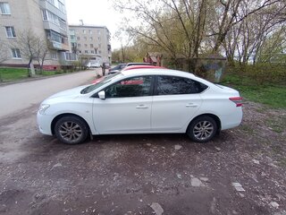 2014 Nissan Sentra VII (B17), белый, 800000 рублей, вид 4