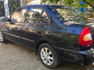 2010 Hyundai Accent ТагАЗ II, чёрный, 680000 рублей, вид 1