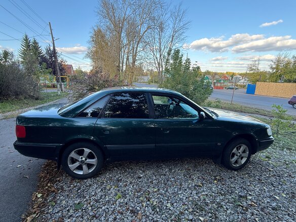 1994 Audi 100 IV (C4), зелёный, 250000 рублей - вид 1