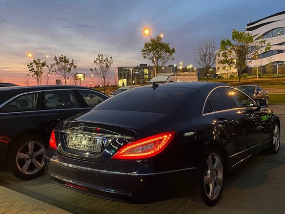 2013 Mercedes-Benz CLS 350 II (C218), синий, 1680000 рублей - вид 30