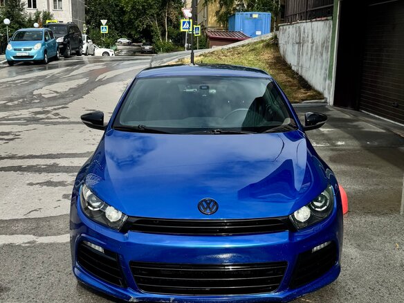 2014 Volkswagen Scirocco III, синий, 1200000 рублей - вид 3