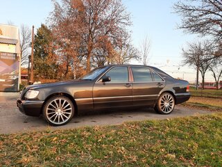 1994 Mercedes-Benz S-Класс 420 III (W140) Рестайлинг, чёрный, 840000 рублей, вид 1