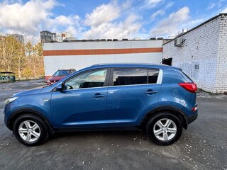 2014 Kia Sportage III Рестайлинг, синий, 1230000 рублей, вид 4