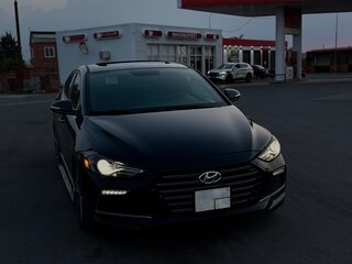 2016 Hyundai Elantra Sport VI (AD), чёрный, 1300000 рублей, вид 3