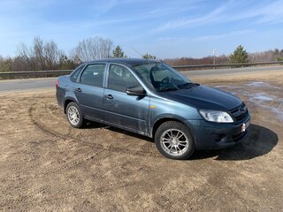 2014 Lada (ВАЗ) Granta I, синий, 360000 рублей, вид 3