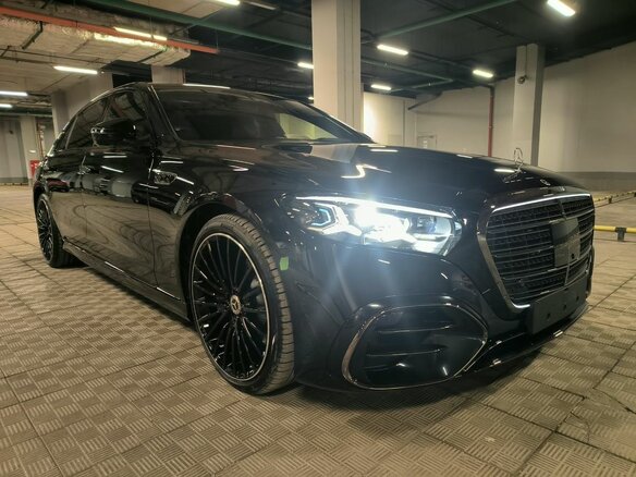 2026 Mercedes-Benz S-Класс 580 Long 4MATIC VII (W223) Рестайлинг, чёрный, 31360000 рублей - вид 2