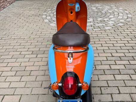 2004 Honda Crea Scoopy, голубой, 99900 рублей, вид 3