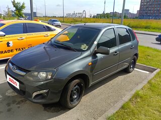 2015 Lada (ВАЗ) Kalina II, серебристый, 375000 рублей, вид 3
