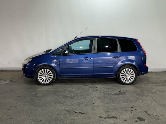 2009 Ford C-MAX I Рестайлинг, синий, 440000 рублей - вид 6