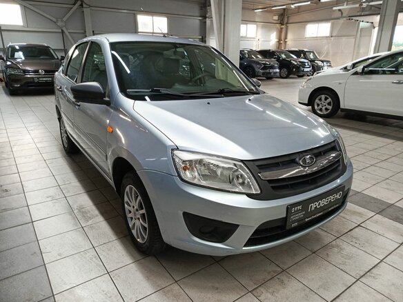 2015 Lada (ВАЗ) Granta I, голубой - вид 2