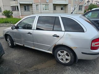 2007 Skoda Fabia I Рестайлинг, серебристый, 160000 рублей, вид 4