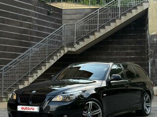 2009 BMW 5 серии 520d V (E60/E61) Рестайлинг, чёрный, 1200000 рублей, вид 1